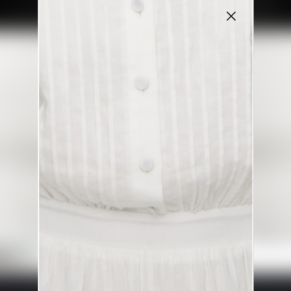 Reformation White Long Sleeve Lace Dress Size 4, Nwot. Suoer Cute! - Picture 4 of 16